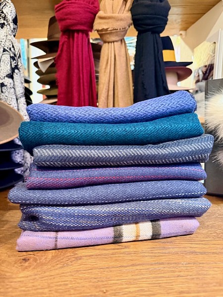 Zimní pánská šála (směs)