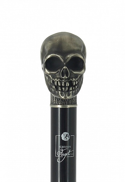 Vycházková hůl luxusní Fayet s lebkou