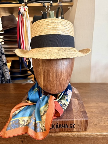 Slaměný letní dámský klobouk Leya