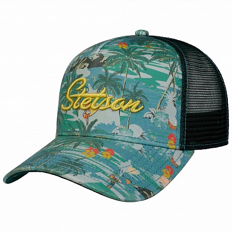 Kšiltovka Stetson Trucker Cap Aloha Print