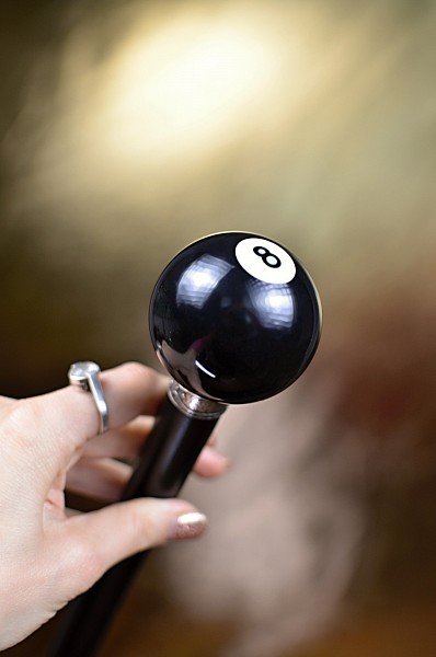 Vycházková hůl sběratelská Billiard