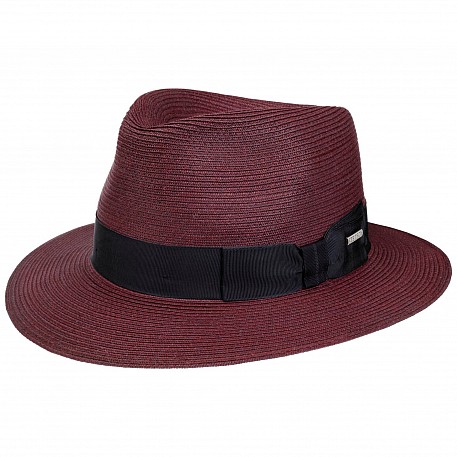 Klobouk Stetson Traveller Toyo wine red