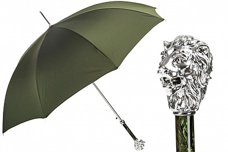 Deštník luxusní Pasotti Silver Lion Green