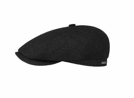 Bekovka Panel Cap Wool/Cashmere Stetson černá