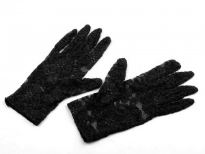 Dámské společenské rukavice krajka