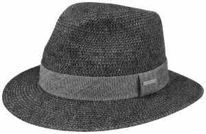 Letní klobouk Stetson Traveller Toyo tmavě šedý
