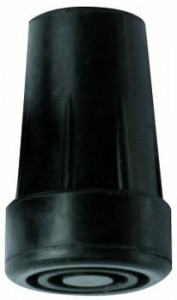 Gumová koncovka na skladací/nastavitelnou hůl 17 mm