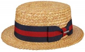 Letní klobouk Boater Wheat Stetson Vintage