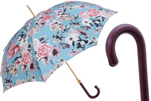Deštník luxusní Pasotti Flowers Burgundy