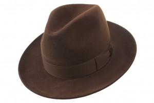 Plstěný klobouk Tonak hnědý