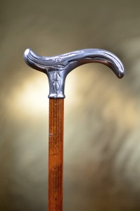 Vycházková hůl Gastrock Silber Jugendstil v hnědé