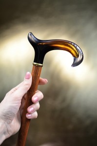 Vycházková hůl Gastrock clear