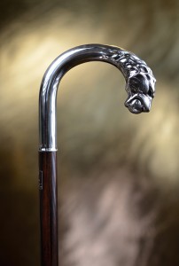 Vycházková hůl luxusní Fayet lion