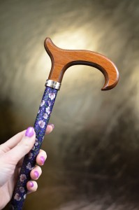 Vycházková hůl s nastavitelnou délkou Fayet Floral