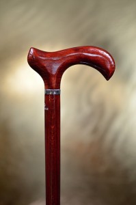Vycházková hůl Hůlkárna Lesklá Red Velvet