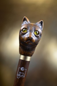 Vycházková hůl sběratelská Fayet Cat