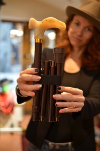 Vycházková hůl skládací Gastrock Deluxe (89-99 cm)