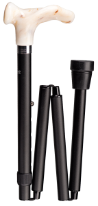Vycházková hůl skládací Gastrock Deluxe černá  (89-99 cm)