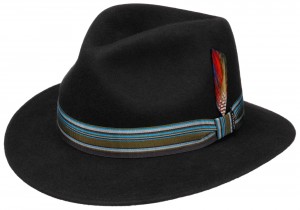 Klobouk Stetson Traveller Woolfelt Blue Stripe