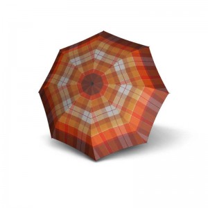 Deštník holový Carbonsteel Karo oranžový
