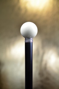 Vycházková hůl bílá svatební 