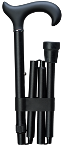Vycházková hůl skládací Gastrock Soft Black (88-98 cm) XL