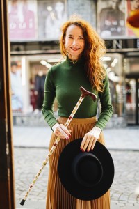 Vycházková hůl s nastavitelnou délkou Fayet Podzim 