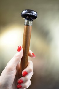Vycházková hůl sběratelská Bubinga