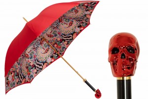 Deštník luxusní Pasotti Red Skull