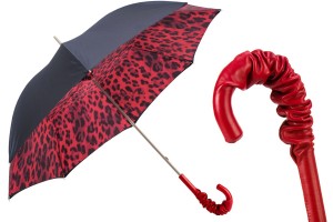 Deštník luxusní Pasotti Red Leopard 