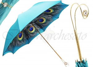 Deštník luxusní il Marchesato Peacock Design