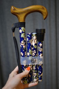 Vycházková hůl skládací Morris Blue (81-91 cm)