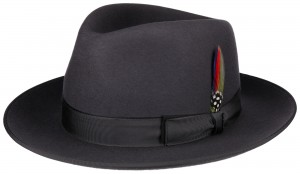 Klobouk Stetson Fedora Woolfelt šedý