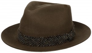 Klobouk Stetson Fedora Woolfelt zelený