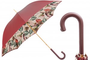 Deštník luxusní Pasotti Tropical Bordeaux