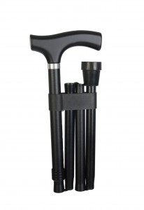 Vycházková hůl skládací Gastrock Schwarz matt (85-95 cm)