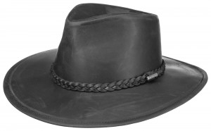 Klobouk Western Buffalo Leather