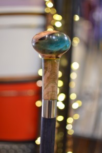 Vycházková hůl sběratelská s čepelí Modřín 