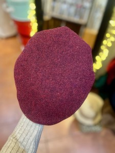 Bekovka bordó Harris Tweed