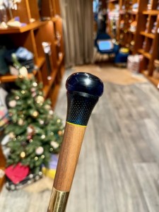 Vycházková hůl sběratelská s čepelí šiška