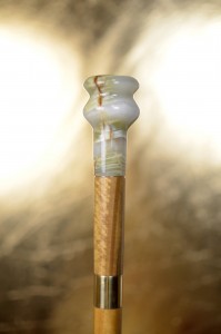 Vycházková hůl sběratelská s čepelí Aragonit