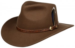 Klobouk Stetson Wester Woolfelt s ozdobnou stuhou