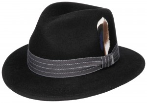 Klobouk Stetson Traveller Woolfelt s pírkem
