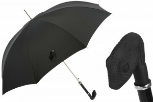 Deštník luxusní Pasotti Black Sneak Head