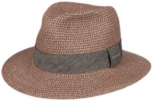 Letní klobouk Stetson Traveller Toyo Pink