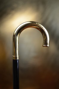 Vycházková hůl sběratelská Gold Handle