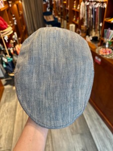 Bekovka Driver Cap Linen Herringbone 