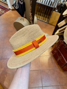 Klobouk Traveller Raffia Crochet
