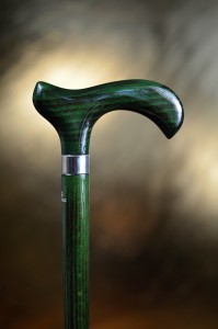 Vycházková hůl Hůlkárna Lesklá Green