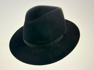 Klobouk Tonak Fedora Iconic černý